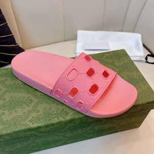 Affordable Lux Designer Fashion Slippers Sandálias de slides de praia ao ar livre feminino Poços de piscina com caixa e bolsa de poeira