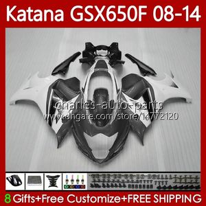 Corpo per Suzuki Katana GSXF 650 GSX-650F GSX 650F Bodywork bodywork 120No.36 GSXF650 Grigio Bianco GSX650F 08 09 10 11 12 13 14 GSXF-650 2009 2009 2010 2011 2012 2012