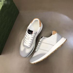 ss Scarpe casual di alta qualità Sneaker di design di lusso Vera pelle Maglia a punta Race Runner Outdoor sono Size38-45 415