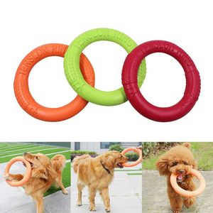Pet Toy Flying Discs Eva Dog Training Training Ring Puller Mider Float Float Toy Puppy Outdoor Interactive Game jouant aux fournitures pour animaux de compagnie