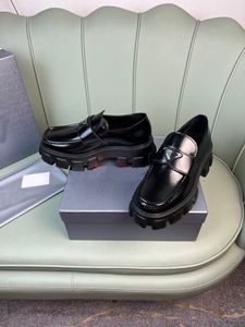 2022 Men Dress Shoes Fashion Formal Genuine Leather Wedding Platform Flats Men Brand Business Casual Oxfords Size 38-45