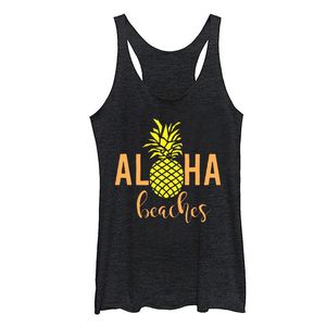 Kadın Tankları Camis Aloha Kadın Üstleri Plajlar Ananas Tank Kadın Moda Üst Mektup Giysileri Günlük Mwomen's