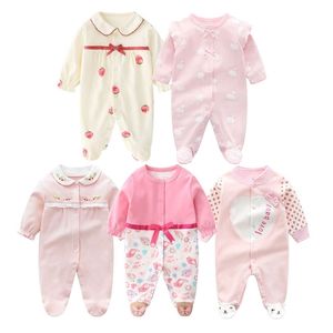 baby clothes born Autumn girls cotton infantis clothing romper cute ropa bebe 220509