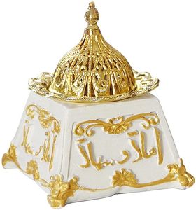 Doftlampor rökelse brännare retro arabisk stil metallljus stativ med hartsbas kontor hem skrivbord dekoration ornament gratis shippifra