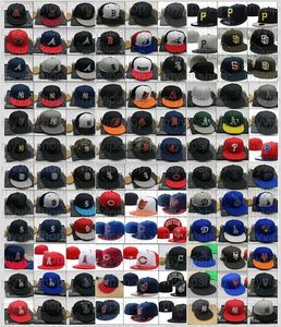 20235 myvipshop Alle Team Baseball -Baseball -Kappen Großhandel Sport flach Full Closed Football Hats Women's Fashion Summer Snapback Chapeau Bone