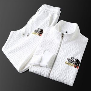 Streetwear Men Sカジュアルな2ピースセットファッション韓国トラックスーツ刺繍エデンブランドオータムパークスポーツスーツ男性220708