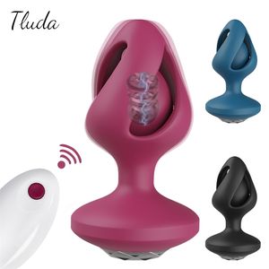 Anal Plug Plug Vibrator Female Butt Plug para mulheres Massador de próstata Controle remoto sem fio adultos brinquedos sexuais butplug para homens gay 220817