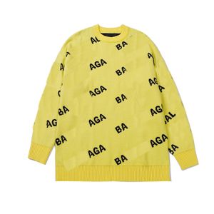 Paris Designer Herrenpullover BB Marke Wellenförmige gestreifte Buchstaben Damen Sweatshirt Ba Fashion Trendy Marke Pullover Top Kleidung Star1922