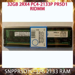RAMs SNPPR5D1C/32G 2133 RAM For 32GB 2RX4 PC4-2133P PR5D1 RIDMM Server Memory Works Perfectly Fast Ship RAMsRAMs
