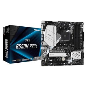 Motherboards ASRock B550M Pro4 Desktop Micro ATX PC Motherboard B550 Socket For AMD AM4 CPU DDR4 SATA3 1 Ultra M.2 USB 3.1 HDMIMotherboards