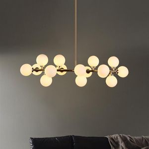 Pendant Lamps Modern Italian Glass Molecule Lamp For Bar Dining Room Kitchen Tree Branch Chandelier Bubble Interior Decoration LPendant