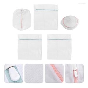 5pcs Waschbeutel Set Beutel Schutzbares Waschbeutel feines Netz für Kleidung Unterwäsche