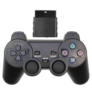 Playstation 2 Konsolu Joystick Çift Titreşim Şok Joypad USB PC Oyun Controle H220421 için Sony PS2 Denetleyici için Kablosuz Gamepad