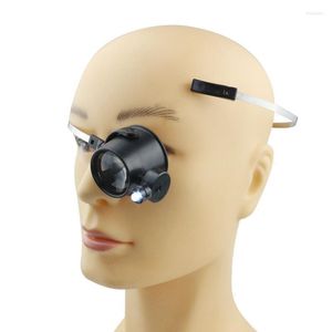 Kits de ferramentas de reparo Lupa Grupa com lente de óculos de luz LED para relojoeiro Relógio Reparando os acessórios de relógio de lupa para os olhos HELE22