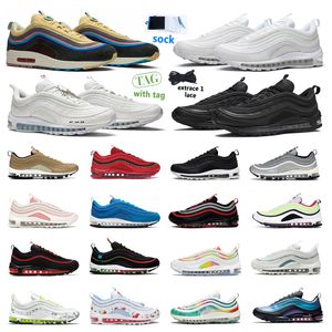 Design 2022 Laufschuhe Mann und Frau Dreifach weiß Sean Wotherspoon Star Silver Bullet Metallic Gold Midnight Navy Persisch Violett