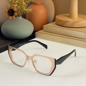 Óculos de leitura com armação de acetato durável frontal em óculos de sol de metal PR84WV Homens e mulheres com prevenção de luz azul e armação de olho de gato de plástico Óculos de festa de designer