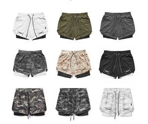 Summer men's shorts European and American quick-drying mesh sports pants anti-glare training fitness pants