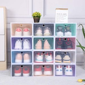 Boîtes à chaussures de 30 pcs Ensemble de chaussures de maison en plastique pliable multiplié