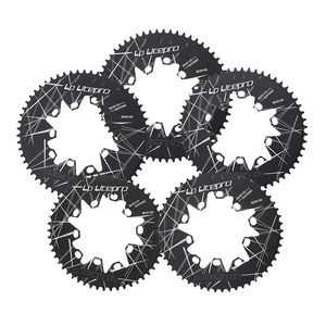 Ellipse Folding Bike Chainring Chainwheels 110mm 130mm BCD Aluminum Alloy Road Bicycle Cranksets Plate Oval 52/54/56/58/60T