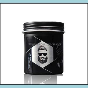 Pomades Waxes Hair Care Styling Tools Products 100G Black Clay Wax Stereotypes Fluffy Men And Women Strong Style Restoring Pomade Hairs Ge