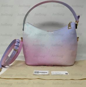 Verão 2022 SS colorido Sunrise Pastel Marshmallow PM Hobo Bag Womens Designer Spring in the city bolsa Sunset Kaki CrossBody Purse Wallet