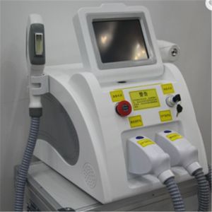 Portatile multifunzionale 2 in 1 Nd Yag IPL Laser OPT E-Light Permanent Hair Removal Tattoo Removal Machine