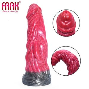 Massager zabawek seksu cm Duże manualne jajko wolne silikonowe dildo w kolorze zwierząt byka byka kucka spersonalizowana penis masturbator zabawa