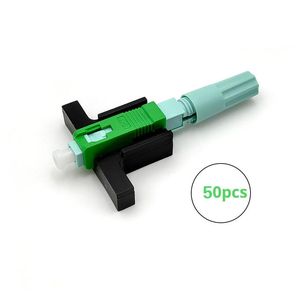 Fiber Optic Equipment Fixed-length Block LX58 Single-Mode SC UPC APC Fast Connector FTTH Tool 58mm Quick High QualityFiber