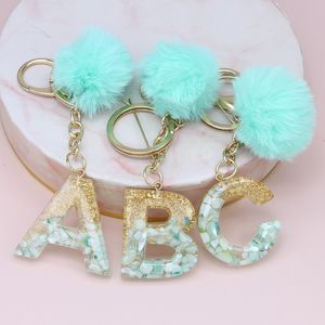 Fluffy Fur Pompom Keychain Soft Faux Rabbit Fur Ball Car Keyring Key holder Women Bag Pendant Jewelry Gifts