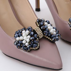 Ankletler ingesight.z 2 adet moda cazibe ayakkabı dekorasyon kadınlar yüksek topuklu önyükleme anklet klipsi mücevher aksesuarları sandal düzlük22