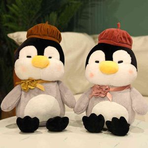 CM Kawaii Penguin нарядил плюшевую игрушечную куклу красивые животные подушка мягкий ребенок для детей подарка на день рождения J220704