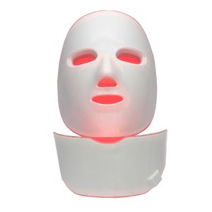 Maschera LED pieghevole per viso e collo per pelle luminosa - Terapia fotonica elettrica con design flessibile - Uso domestico e benefici rassodanti