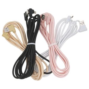 25cm 90 graus Tipo C Micro USB Cabo 1m 2m 3m Cabos de dados de carga rápida para Xiaomi Samsung Huawei tipo C Microousb Cord