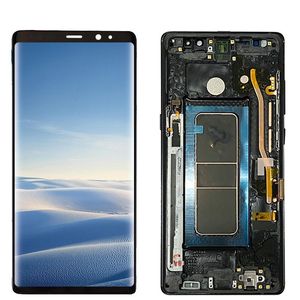 Panele dotykowe telefonu komórkowego Wyświetlacz dla Samsung Galaxy Note 8 LCD N950A N950F AMOLED Ecran Digitizer Zespół z ramką