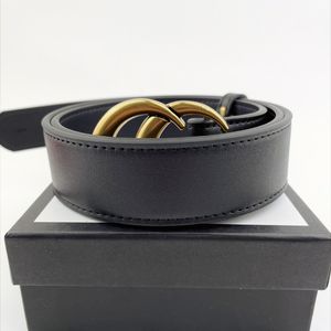 Hochwertiger Modedesigner Luxusgürtel Designer Herren Damen Universal Highs End Kupferschnalle Breite 3,8 cm Klassische Gürtel Gürtelbox