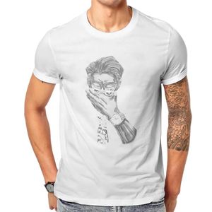 Мужские футболки Jujutsu Kaisen Anime Kento Nanami Tshirt Vintage Alternative Tshirts Tops Big Size Cotton Over Tem