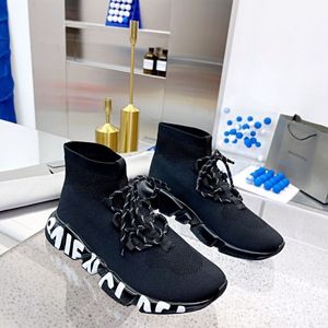 Sports Balenciagas мягкие кроссовки на открытом воздухе бегун-бегун мужская пара повседневная обувь вязаная ходьба