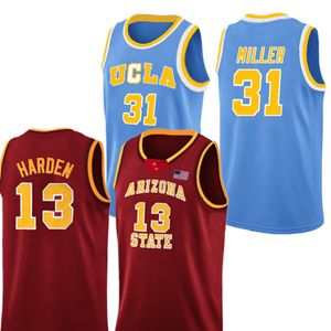 Il basket del NCAA White College indossa Russell 13 Harden Allen 3 Iverson Bethel Dwyane 3 Wade