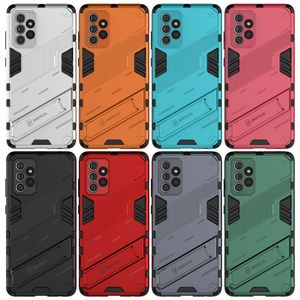 Punk Armor Military Kickstand Shockproof Cases Magnetic Holder Stand For iPhone 13 12 11 Pro Max XR XS 8 Plus Samsung S21 FE S22 Ultra A21S A12 A22 A32 A03 Core