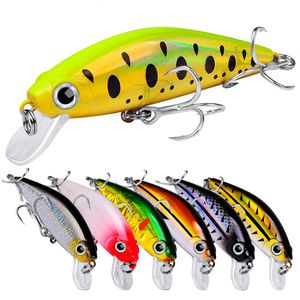 K1631 8cm 11g Lures de pesca enganchar o mergulho profundo raso de mergulho crazim de pesca de crazina de craques com várias iscas duras para trutas de truta e água salgada