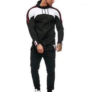 Erkek Eşofman Adisputent Moda Eşofman Erkekler Fermuar Hoodies Eşofman Altı Seti Erkek Spor Joggers Tişörtü Takım Elbise Adam Sonbahar Spor