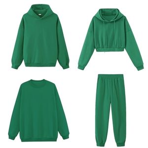 Toppies Autumn Winter women fashion long sleeve Fleece Hooded Sweatshirts Fleece warm pants Solid color Sportswear 220813