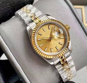 Bellissimo orologio da donna in oro rosa moda di alta qualità 28mm orologi meccanici automatici da donna 2022