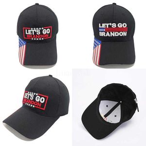 Lets Go Brandon FJB Slogan Baseball Cap Four Seasons Outdoor Sun Cap Cotton Snapback Women M￤n broderade pappa Hat DD882