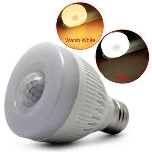 Acryl-Sensorlampe E27 5W Nachtlampe PIR Infrarot-Bewegungsmelder Sensorerkennung LED-Lampe Lichtkorridor Flur Badezimmer H220428