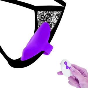 Секс -игрушка массажер с низкой ценой пульт дистанционного управления невидимый ремень на носимые игрушки для вибратора для женщин для взрослых клитора.