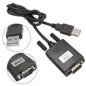 200 قطع USB إلى 9 دبوس 9Pin RS232 RS-232 المسلسل منفذ COM محول كابل محول USB إلى رقاقة مزدوجة DB9 GPS