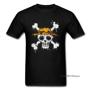 Luffy T Shirt Men Japan Anime Tshirt Skull Tops Tees Tisas Estampas Camas