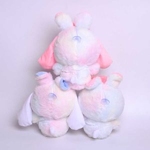 Dolls 20cm Plush Animals Cute Rabbit Color Merodi Yugui Dog And Cat Plush Toy Doll