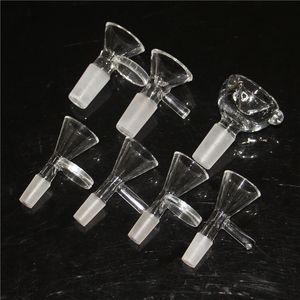 Hookah Smoking Accessories Glass Bowl With Handle 10mm 14mm Bong Bowls Tobacco Bowl Piece For Glas Beaker Bongs